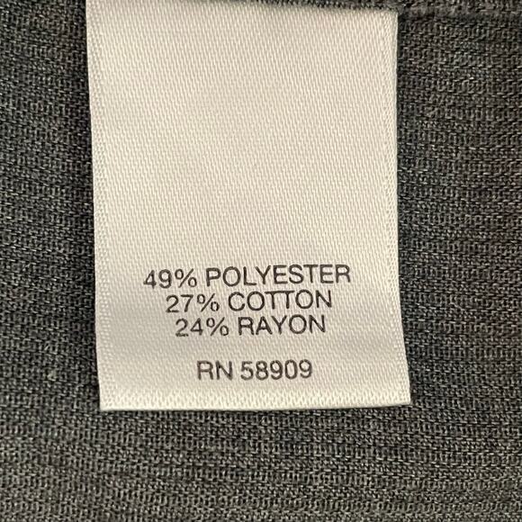 Rowm Charcoal Gray Fine Wale Corduroy Button Down Shirt Mens Size XXL - Picture 8 of 9